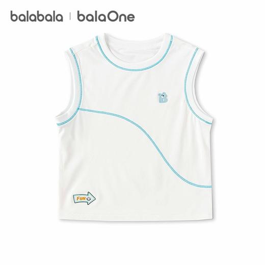 巴拉巴拉儿童背心女童男童宝宝2026新款夏装速干凉感防晒针织上衣 商品图4