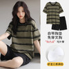 短袖睡衣女夏季薄款带胸垫卡通少女学生圆领夏天家居服 商品缩略图0