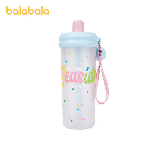 【商场同款】巴拉巴拉儿童冷水杯女童大容量吸管水杯便携清新外出 商品图4