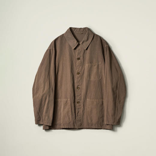 KAPTAIN SUNSHINE Gaba. Work 埃及棉比利时亚麻混纺工装夹克 商品图3
