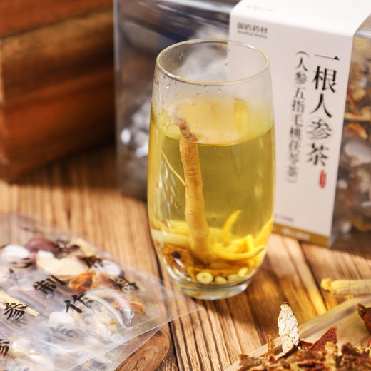 国药药材一根人参茶 200g/盒（10g*20包） 商品图3