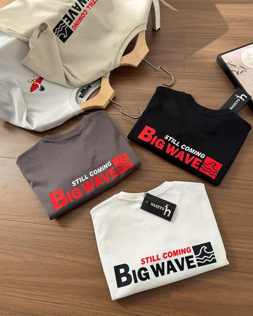 点此购买 哈吉斯夏季男女情侣款短袖T恤 tuo 344135 商品图14