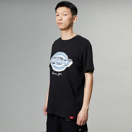 Dickies夏季新款常规休闲大logo男女情侣同款圆领短袖T恤内搭 DK0A87CP 商品图1