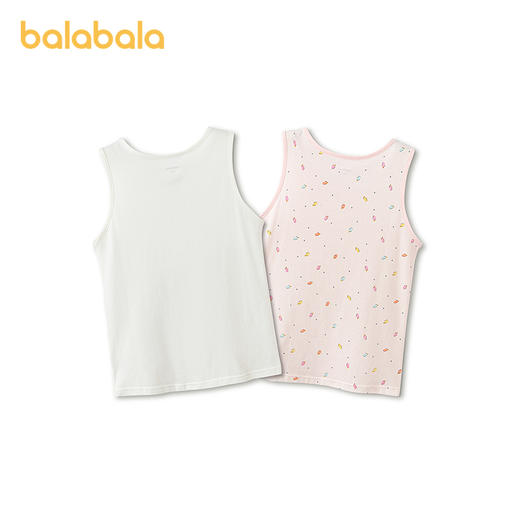 【商场同款】巴拉巴拉儿童背心夏季新款女童打底衫无袖舒适两件装 商品图2