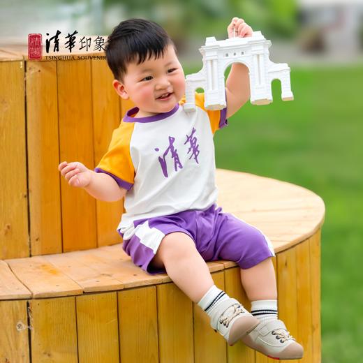 清华文创儿童短袖撞色套装 商品图9