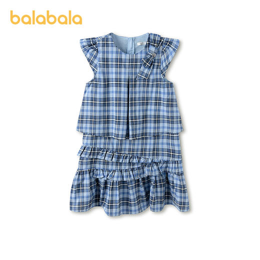 【商场同款】巴拉巴拉童装女童裙子儿童连衣裙2026新款夏装小飞袖 商品图0