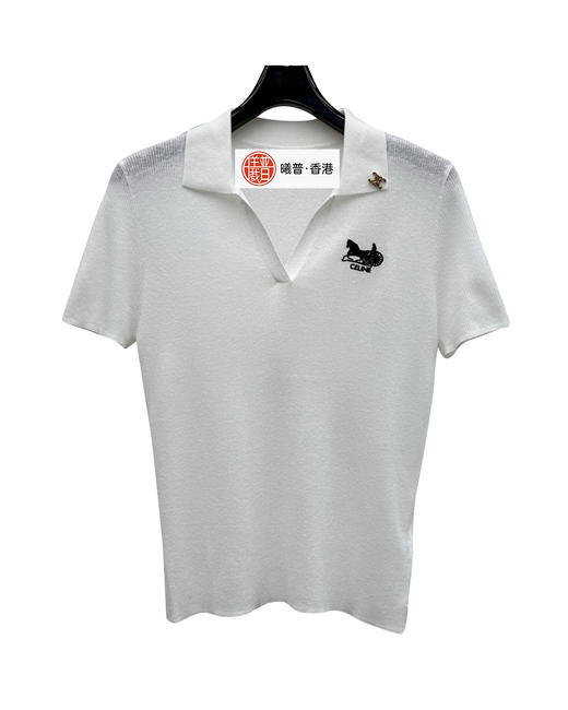 女款亚麻v领短袖上衣ba008 商品图0