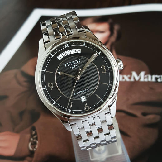 【95新】TISSOT 天梭T038.430.11.057.00自动机械机芯日期、星期显示38.5MM（男款）唯意系列精钢210326AK03 商品图3