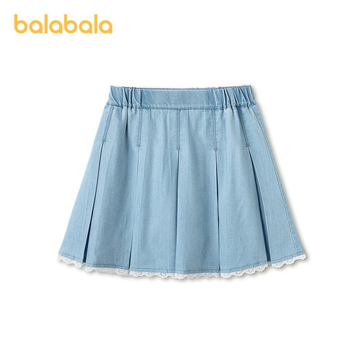 【商场同款】巴拉巴拉童装儿童短裙女童2026夏装新款牛仔裙裤凉感 商品图1
