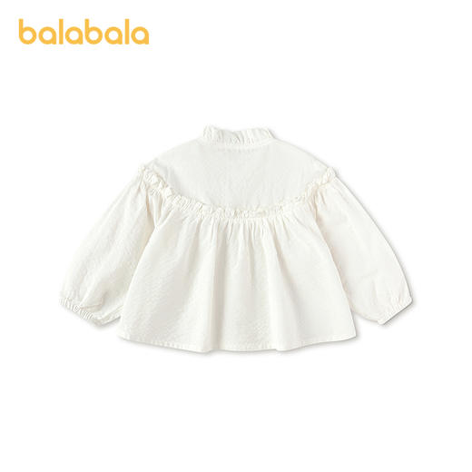 【商场同款】巴拉巴拉童装儿童外套女童2026新夏季荷叶边抽褶上衣 商品图1
