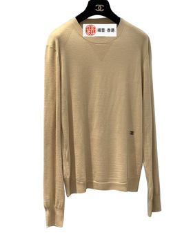 女款刺绣丝质羊绒混纺针织衫zh025