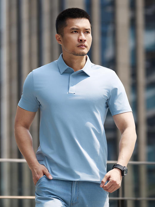 三代龙牙隐之云纤速干短袖POLO 商品图10
