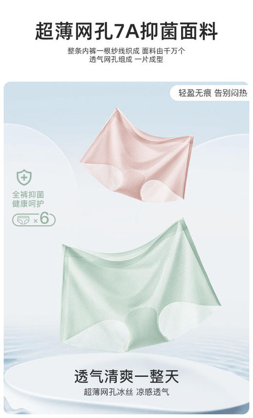 ⁬夏日零感超薄面膜润肤裤内裤 商品图2