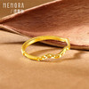 【新品首发】足金水波纹戒指 黄金活口戒指细小戒指叠戴 MEMORA诗普琳LR465601（线上专供） 商品缩略图5