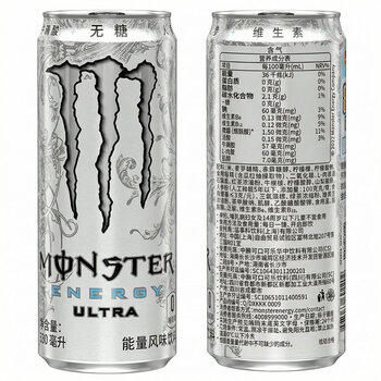 魔爪（Monster）可口可乐 魔爪 Monster 无糖 能量风味饮料 330ml*24罐 商品图4