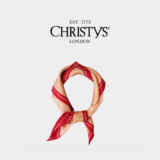 【2026新品】【新品上市】Christys'百年皇室品牌 100%桑蚕丝经典棋盘格小方巾（55*55cm） 商品图3