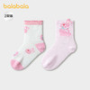 【商场同款】巴拉巴拉宝宝袜子夏新款网眼透气儿童短袜女童两双装 商品缩略图0