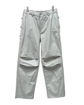 男款刺绣松紧腰休闲裤长裤hu010