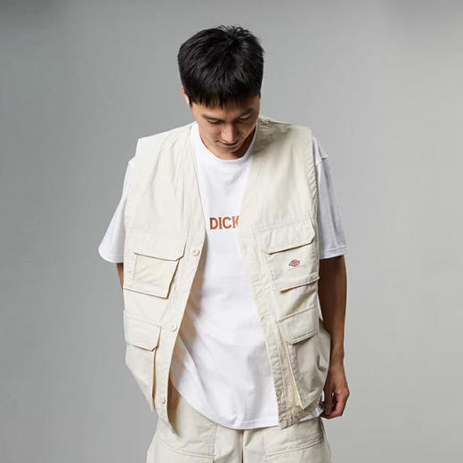 Dickies工装马甲男休闲多口袋城市机能休闲宽松风格背心 DK013072 商品图9