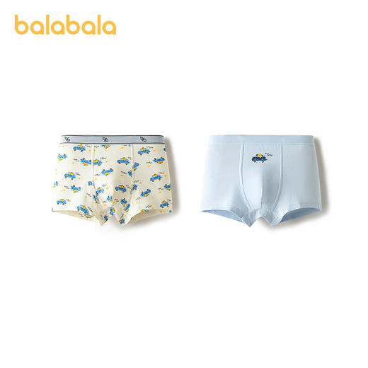 【商场同款】巴拉巴拉儿童内裤平角男童四角短裤莫代尔抗菌两条装 商品图4