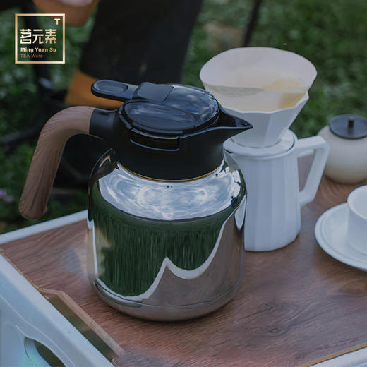 钛美纯钛内胆焖茶壶星光银PA 商品图4