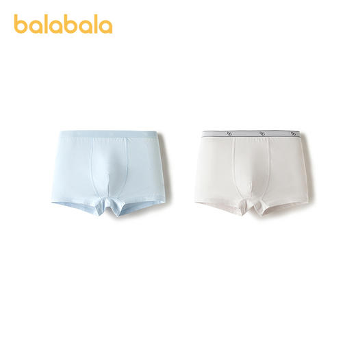 【商场同款】巴拉巴拉男童内裤平角儿童四角短裤中大童抗菌两条装 商品图4