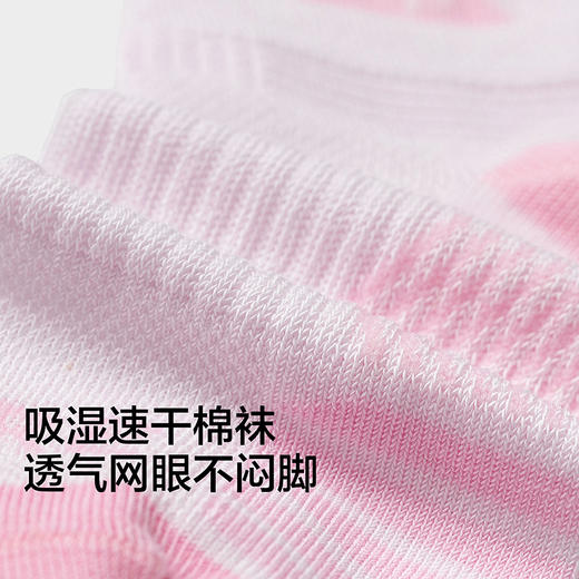 【商场同款】巴拉巴拉儿童袜子夏新款网眼透气女童棉袜速干两双装 商品图3