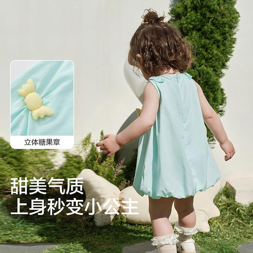 【balaOne】巴拉巴拉宝宝连衣裙婴儿公主裙2026新款甜美时尚洋气 商品图3