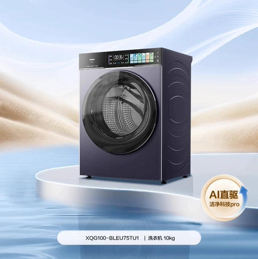 海尔（Haier）洗衣机 XQG100-BLEU75TU1 商品图0