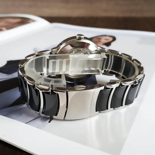 【95新】RADO 雷达R30941152自动机械机芯日期显示38MM（男款）晶萃系列精钢/陶瓷050326NJS23 商品图5