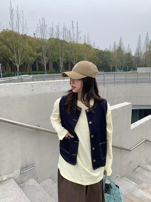 【4.2新】叠穿shen器，好穿的牛仔马甲！不退了换码～ 商品图3