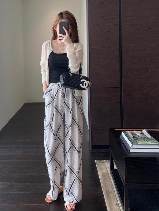 YAW6261设计感亚麻长裤 商品图0