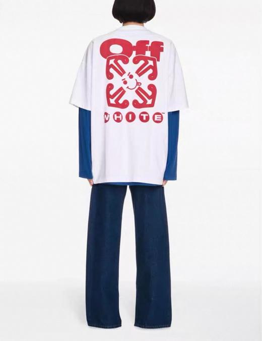 女款前后印花短袖T恤ba 商品图3