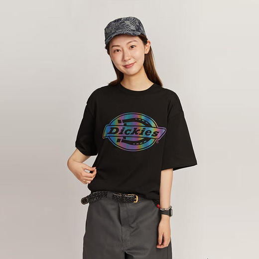 Dickies胸前大LOGO镭射休闲短袖 百搭简约男女同款T恤 DK012183 商品图1