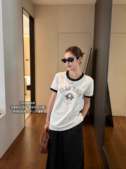 MOC*O撞色镶边T恤 商品图8