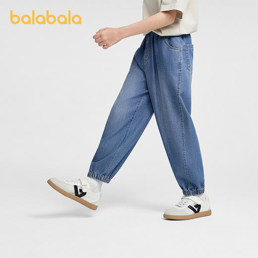 【商场同款】巴拉巴拉童装男童牛仔裤儿童裤子2026新款夏凉感抗菌 商品图1