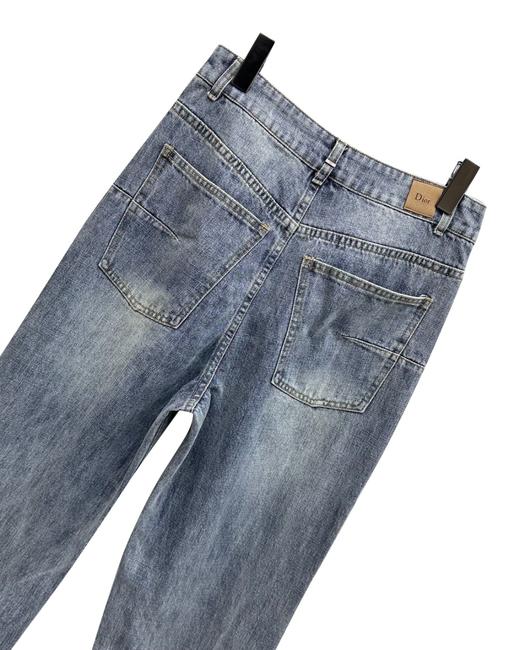 女款高腰直筒牛仔裤长裤 可配套装la010 商品图2