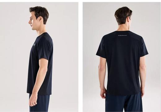 点此购买 海丽汉森夏季男士休闲运动舒适抗菌圆领短袖T恤 xj 344084 商品图12