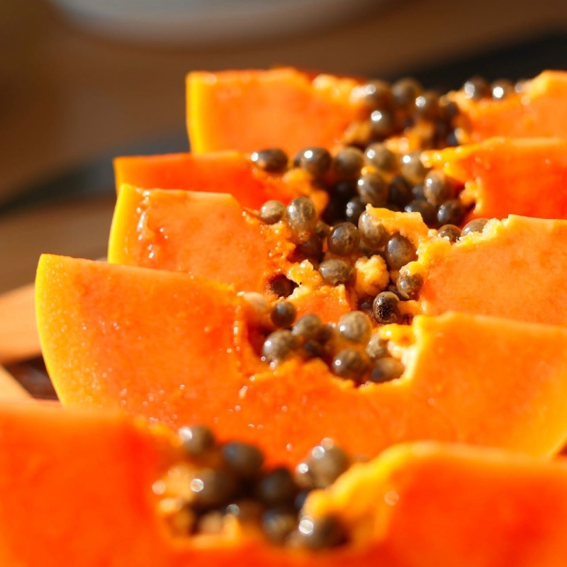 贝壳  红心牛奶木瓜 树上自然熟，奶香浓郁，软糯丝滑，果肉红润