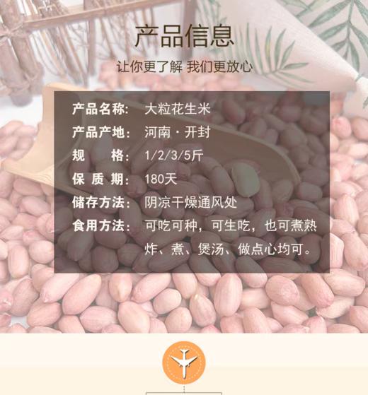 淘牧花生 1kg新花生米农家新鲜白商用新货大粒榨油大颗粒散装精选 商品图4
