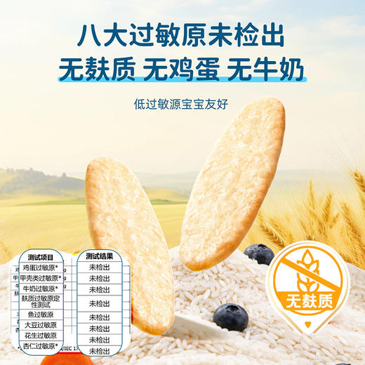 【新品首创】限时赠！3盒未零敏宝有机婴幼儿胚芽米饼36g无麸质不添加蛋奶零辅食 商品图1
