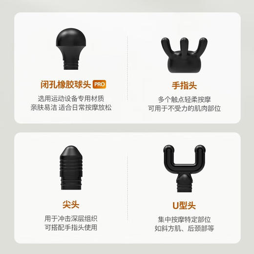 飞利浦PHILIPS筋膜枪肌肉按摩器运动筋膜枪级颈膜枪按摩筋膜枪PPM3105G 商品图6
