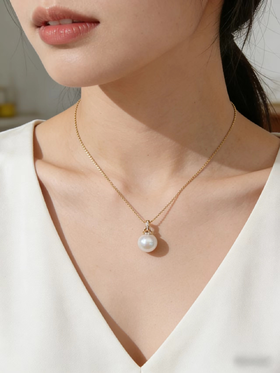 爱迪生万能扣 12-13mm珍珠吊坠 一扣多用 轻奢礼物 [发：19]