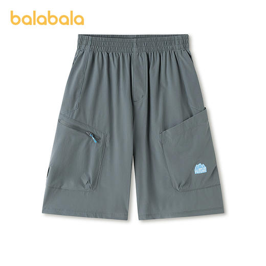 【商场同款】巴拉巴拉童装儿童中裤男童短裤2026夏装大童速干凉感 商品图0