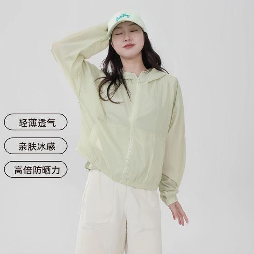 纳趣轻薄透气户外防晒衣速干UPF50+防紫外线皮肤风衣女宽松运动衣 商品图3