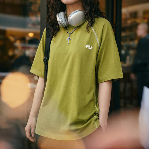 马登美式哈苏线7A抗菌圆领宽松运动吸湿速干短袖T恤半袖上衣女士 商品图4