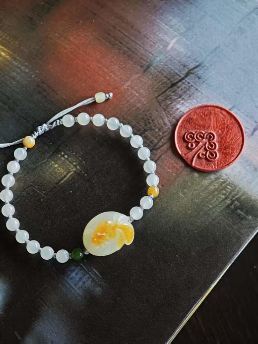 有鱼·有余·籽料金鱼手串【 嘉石2648】 商品图0