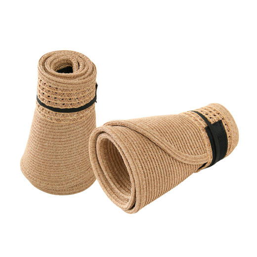 三彩2026新款空顶大帽檐遮阳帽沙滩海边出游夏编织可卷收纳帽子女 商品图4