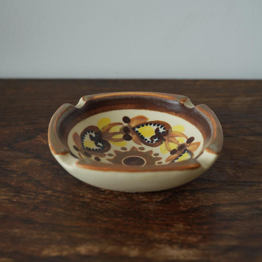 法国中古手绘Quimper陶瓷烟缸 商品图0