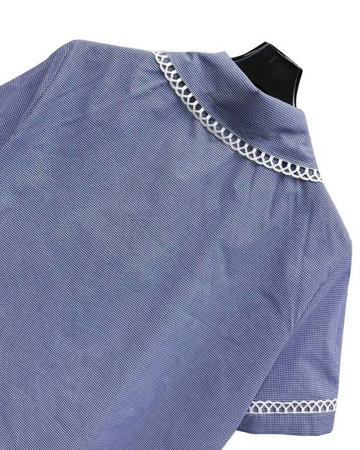 女款格纹短袖衬衫 可配套装la017 商品图2